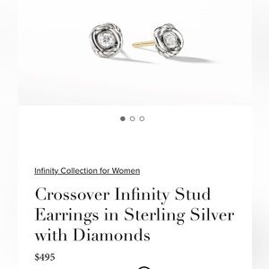 David Yurman diamond studs
